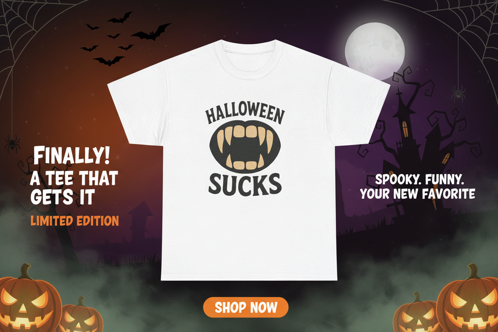 Halloween Sucks Display Banner Ad