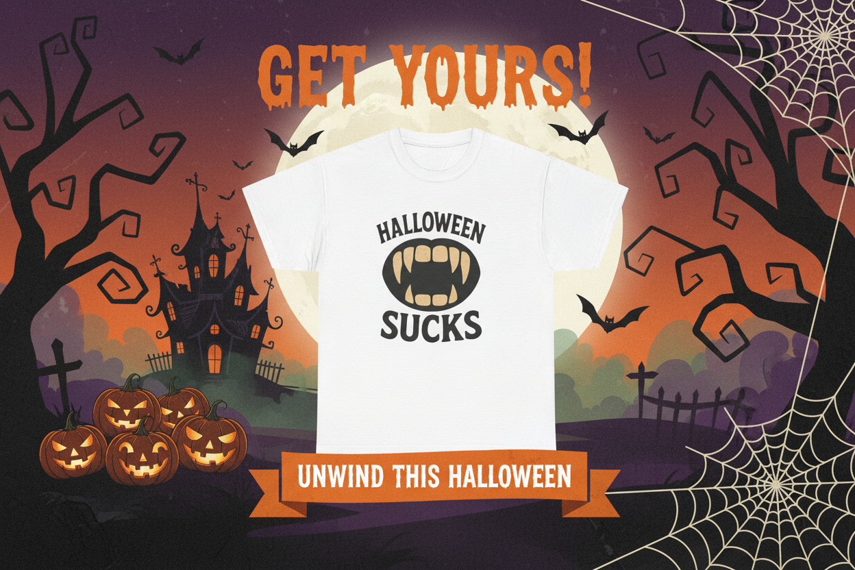 Halloween Sucks Spooky Banner