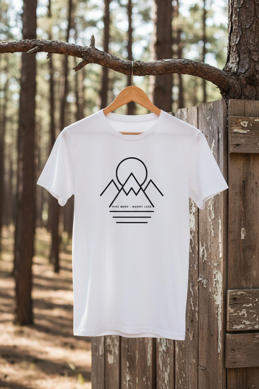 Hike More Worry Less — Hanger Shot