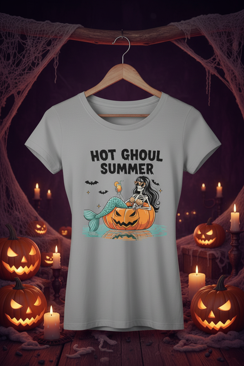 Hot Ghoul - Gray Tee Hanger