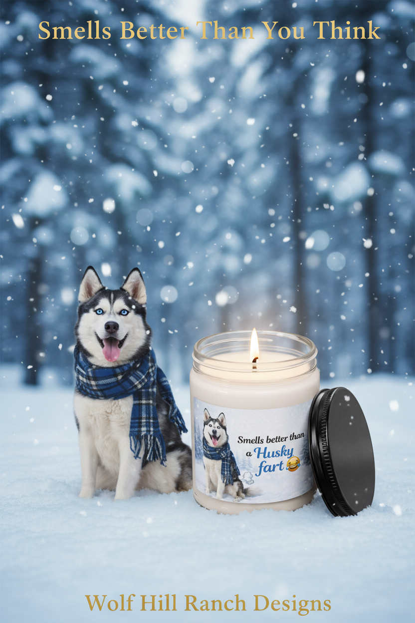 Husky Candle Ultra Realistic Ad