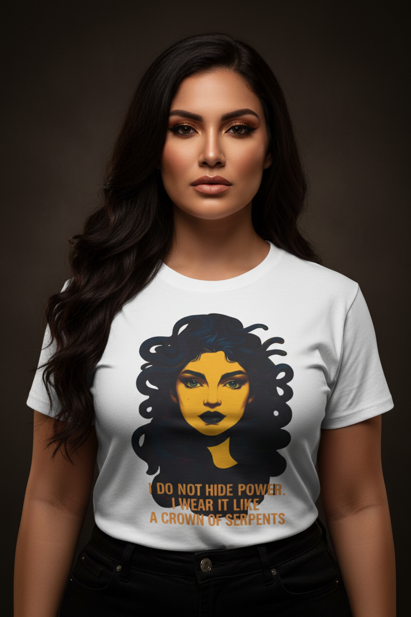 I Do Not Hide Power Medusa Mockup