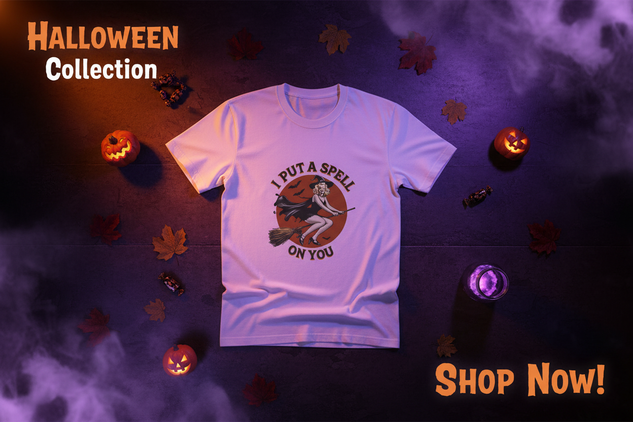 I Put a Spell on You Halloween banner ad