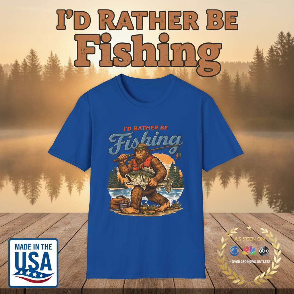 I'd Rather Be Fishing Social Media Ad