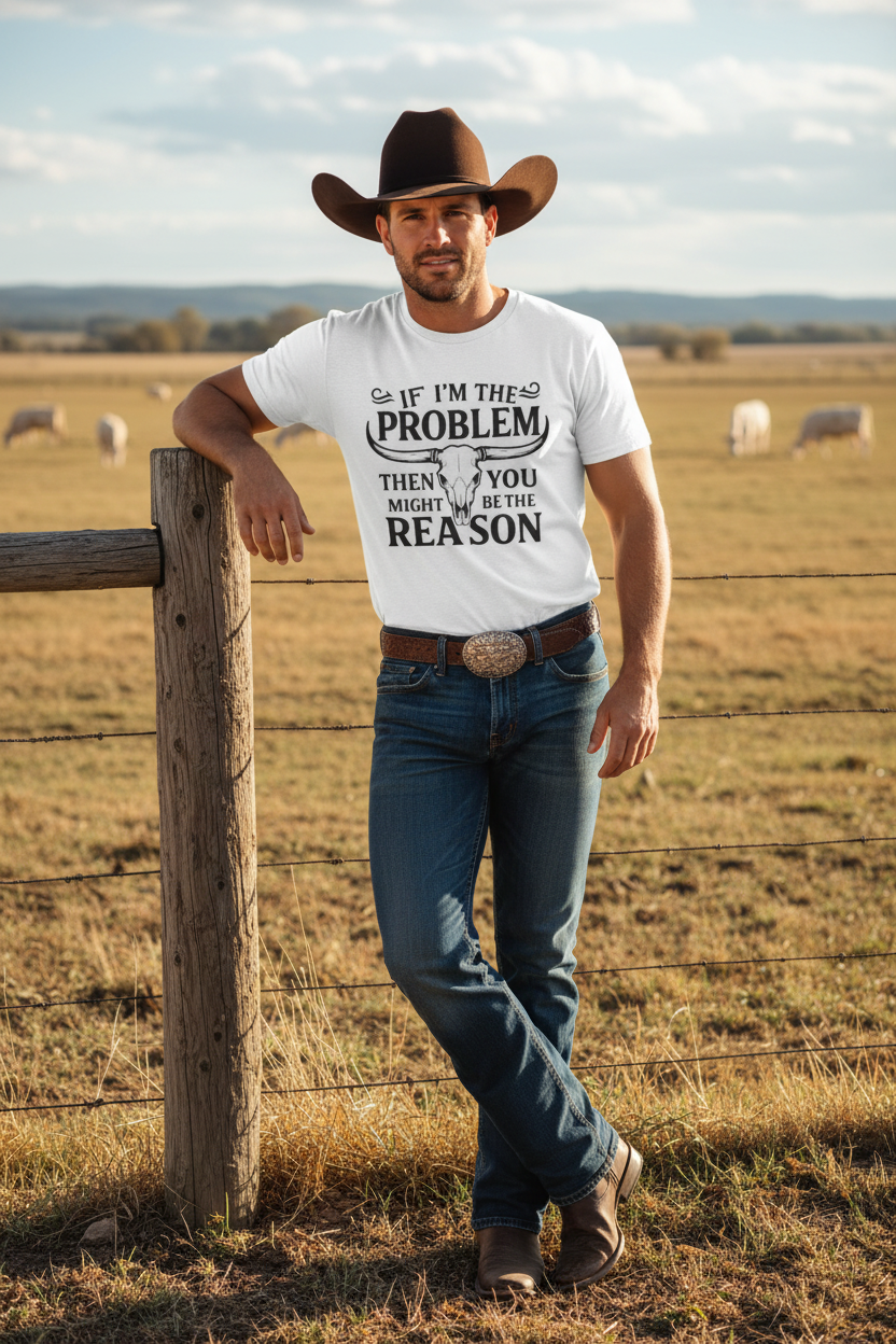 If I'm the Problem Tee - Different Pose