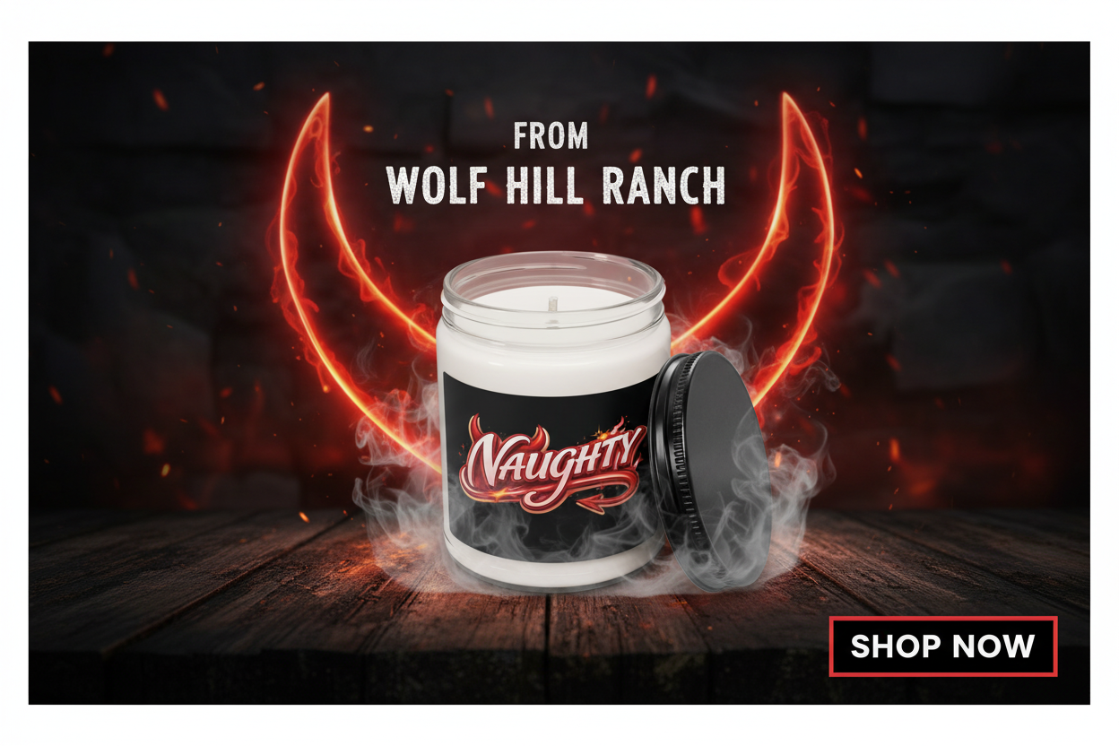 Naughty Flame Scented Soy Candle — 9oz Aromatic Jar (Playful Devil Design)