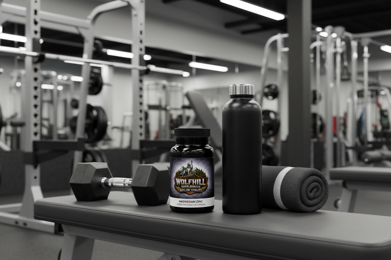 Outlaw Vitality Male Blend Complex Magnesium Zinc Supplement (90 Capsules)