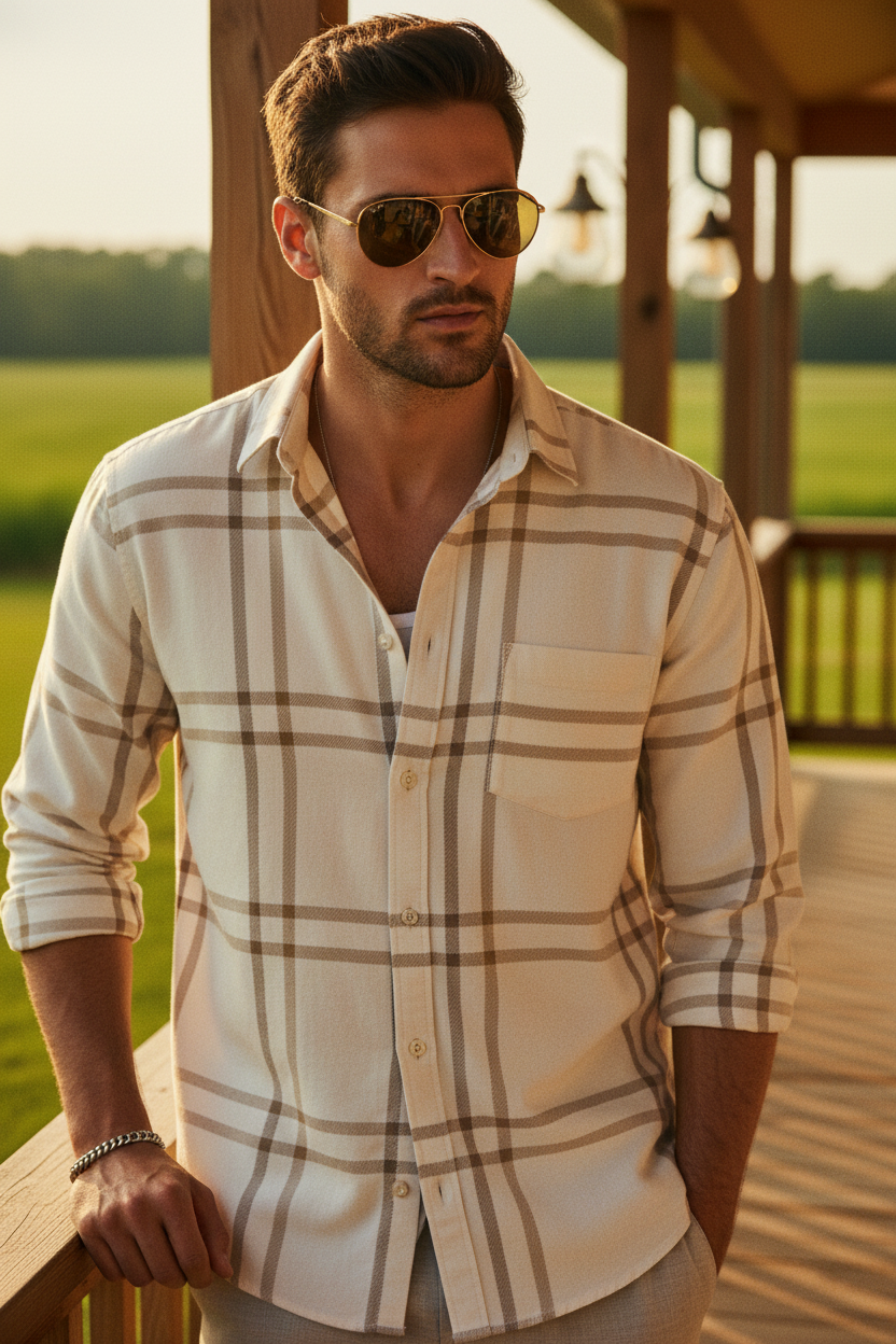 Reynolds Legacy Collection The Front Porch Plaid Shirt