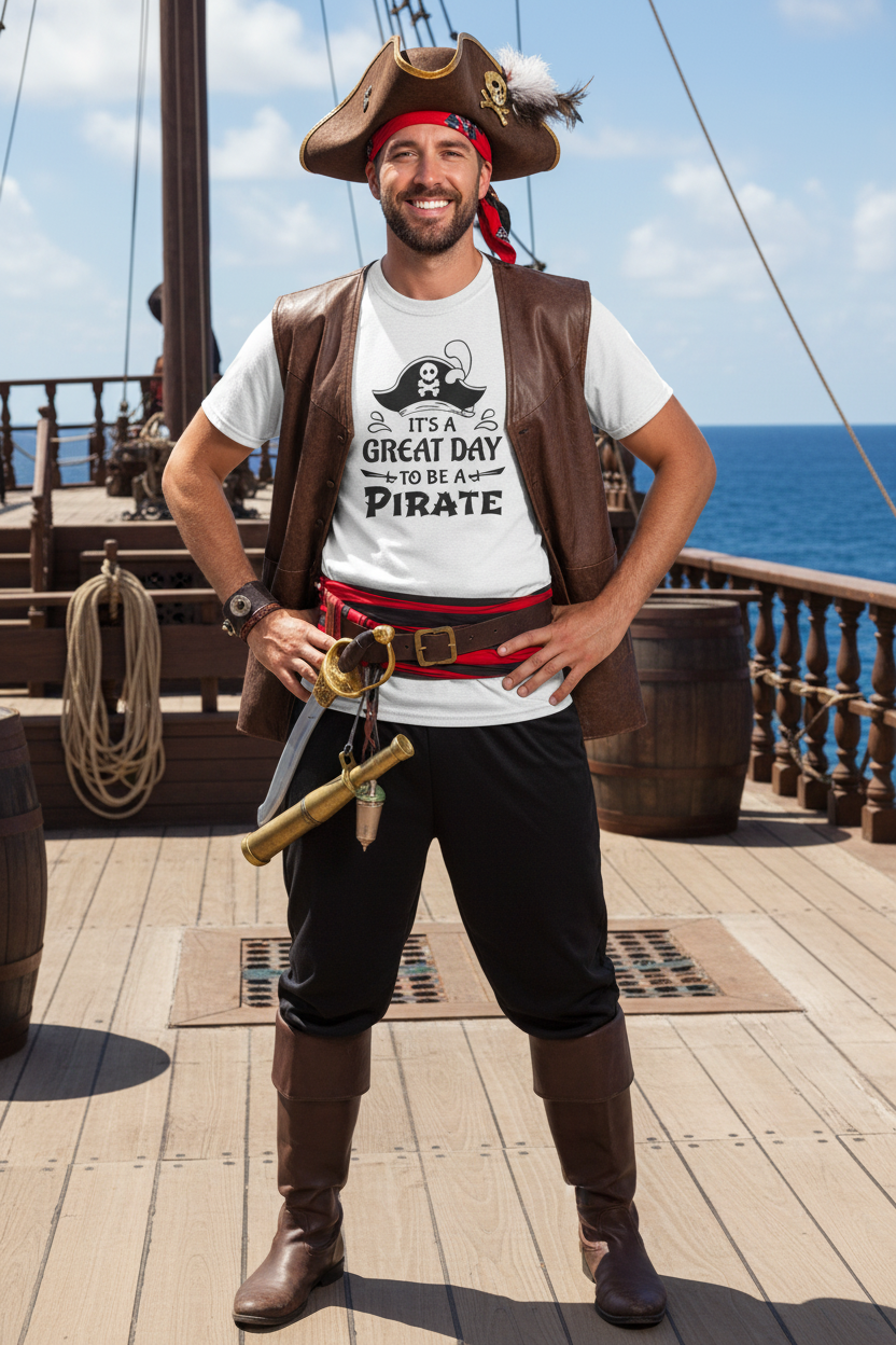 It's a Great Day to Be a Pirate - Mockup 1