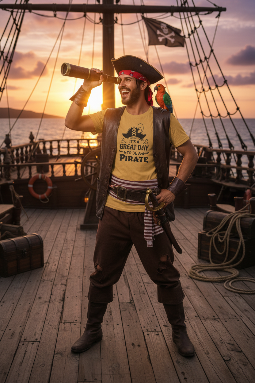 It's a Great Day to Be a Pirate - Mockup 3