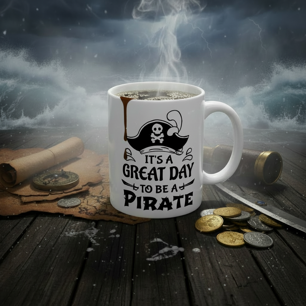 It's a Great Day to Be a Pirate Mug - Coffee Inside 1