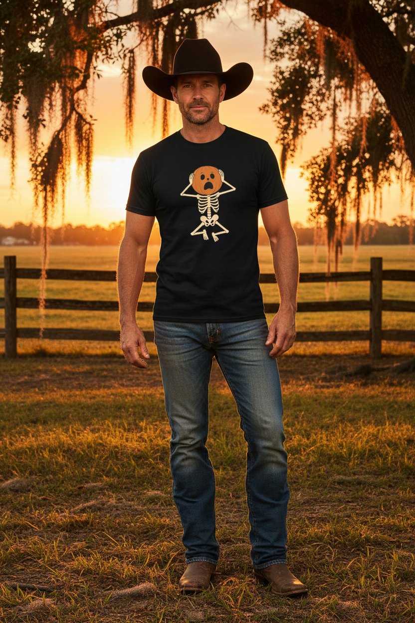 Jack the Pumpkin Head - Black Cowboy