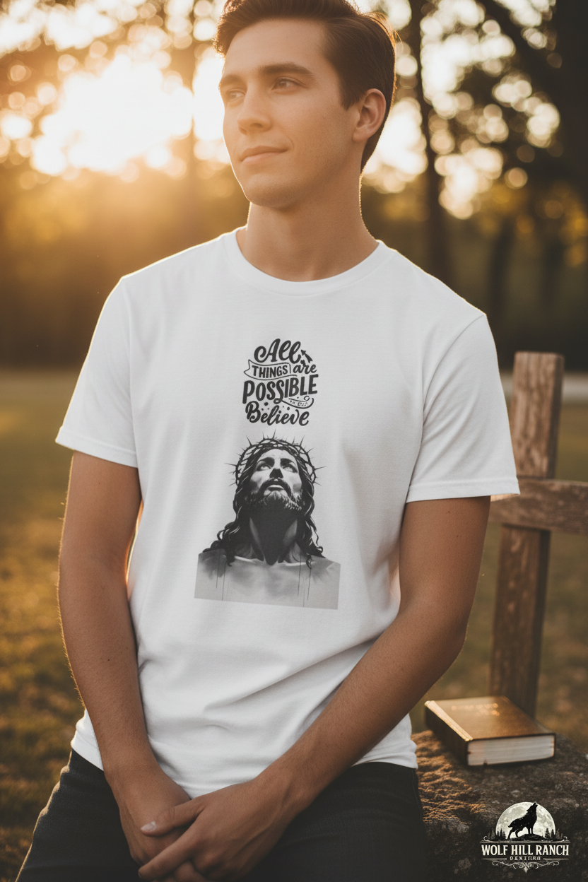 Jesus All Things Possible - Peaceful Outdoor