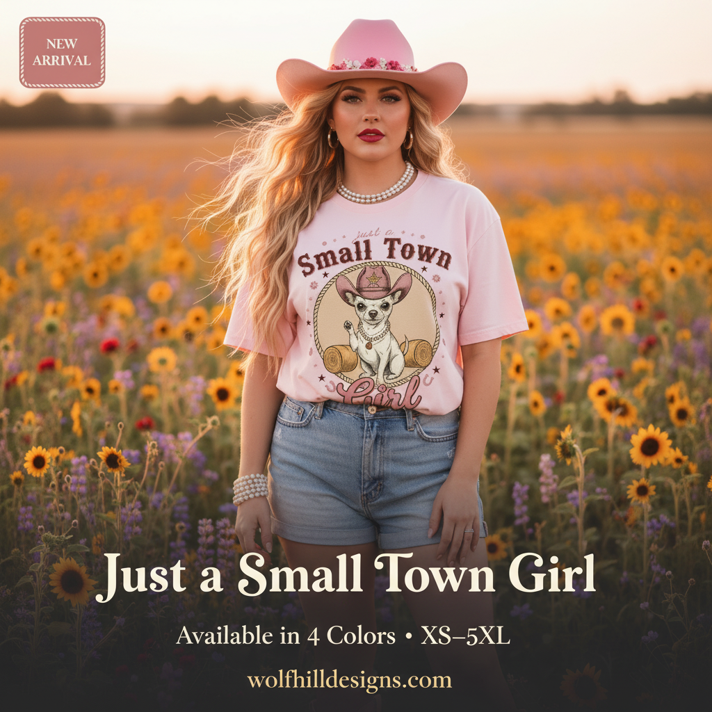 Just a Small Town Girl - Social Media Ad