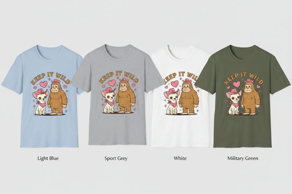 Keep It Wild — All Colors Mockup