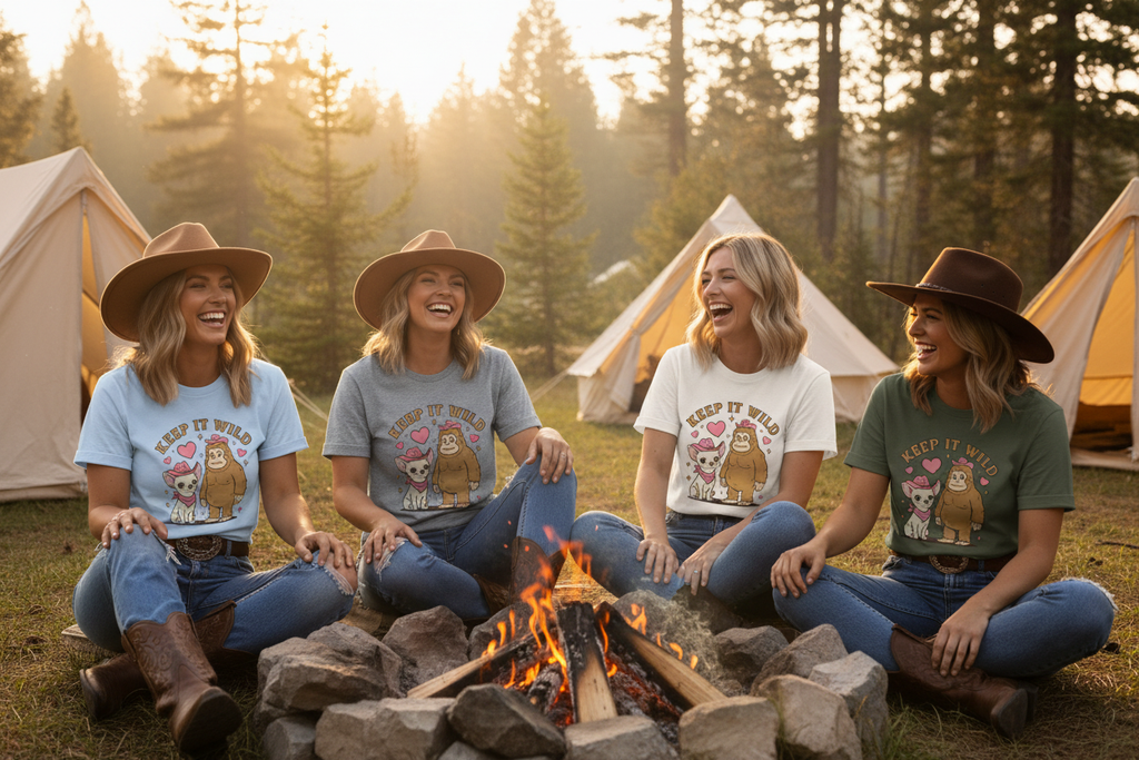 Keep It Wild — Friends at Camp in All Colors