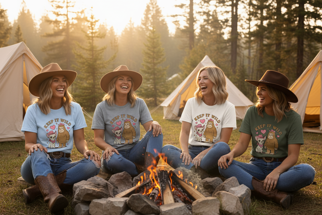 Keep It Wild — Friends at Camp in All Colors