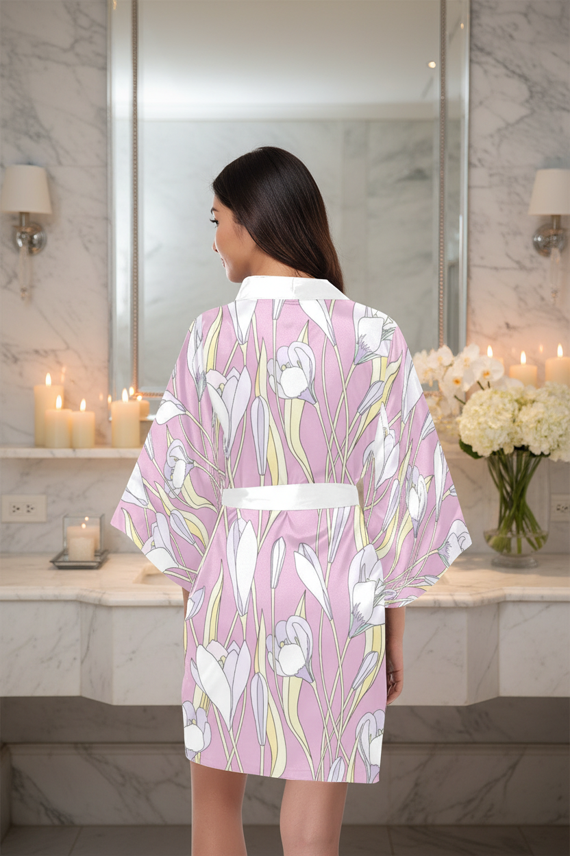 Kimono Robe - Back Marble Spa