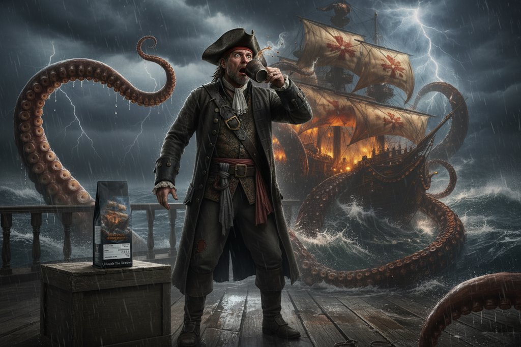 Kraken Roast Coffee - Pirate vs Kraken Attack