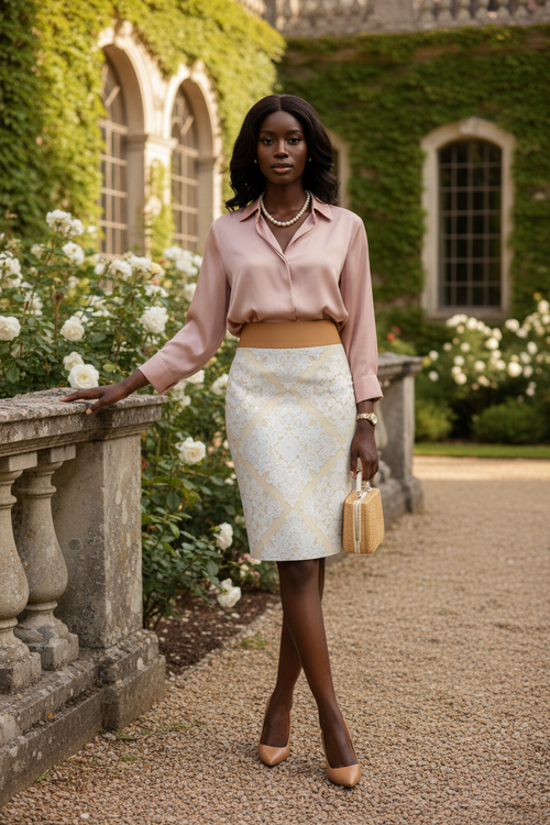Lace Medallion Skirt - Outdoor