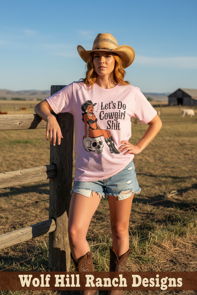 Let's Do Cowgirl Shit - Different Pose Poster