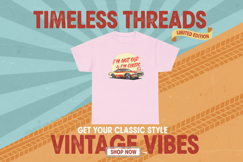 Light pink I'm Not Old I'm Classic banner