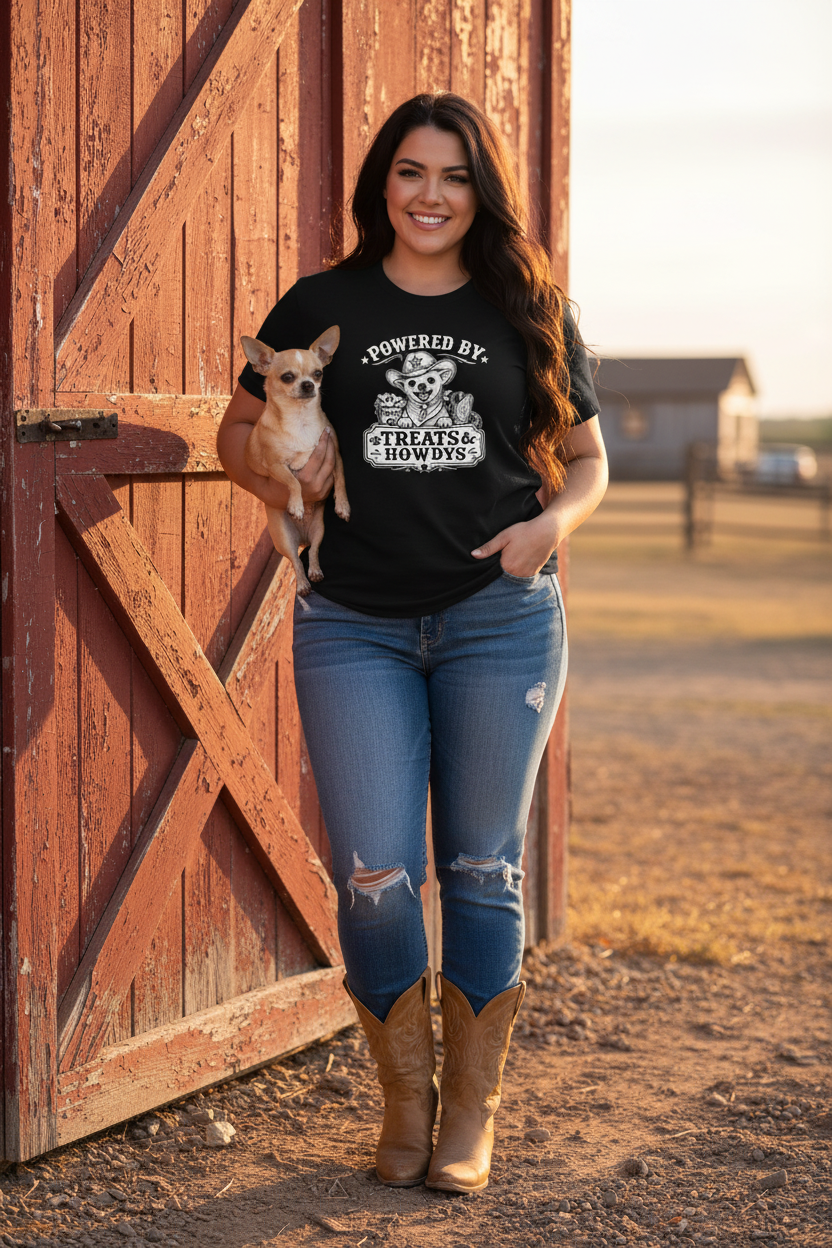 Little Sheriff Black Tee