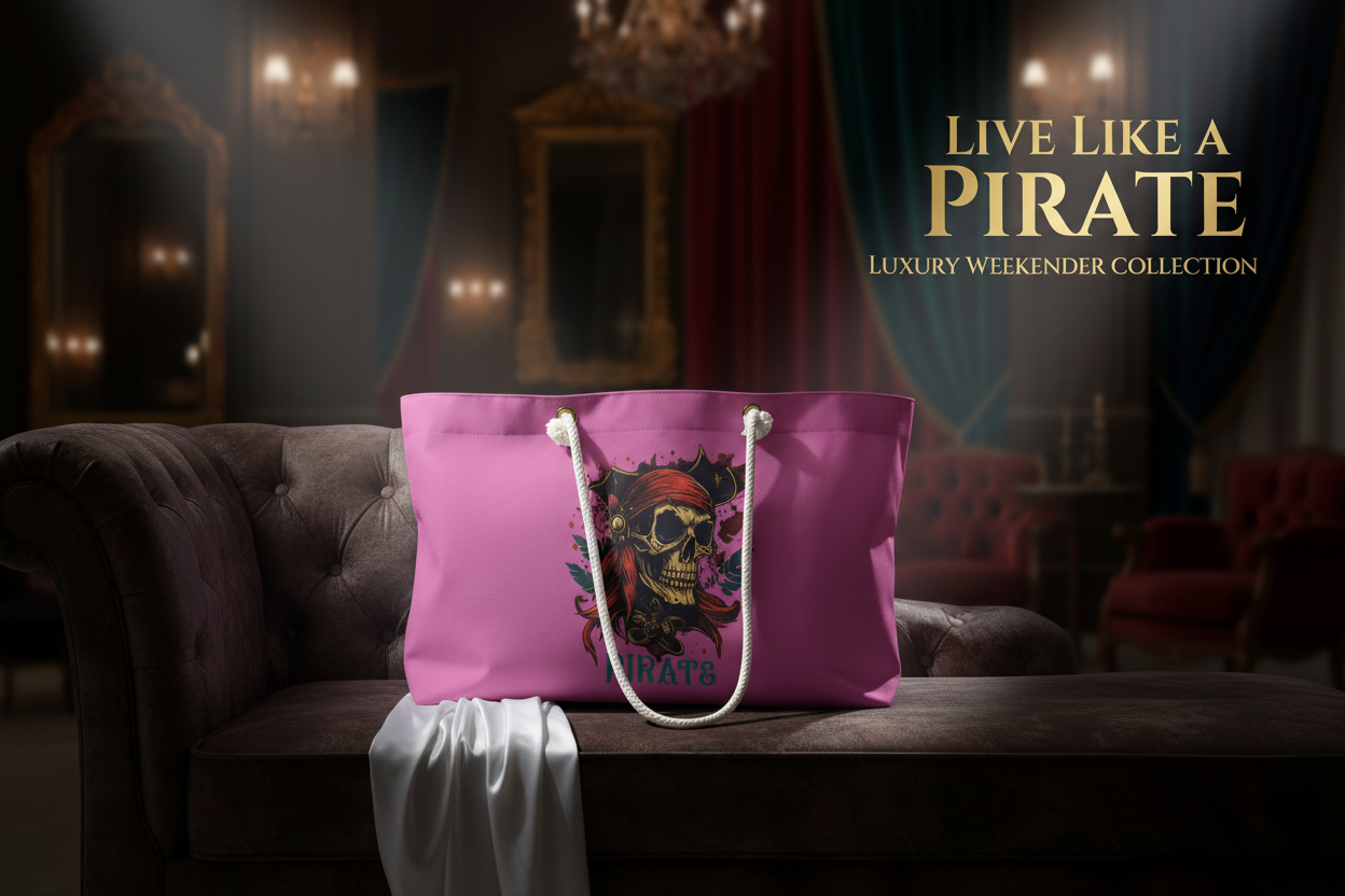 Live Like a Pirate Bag - Luxury Banner