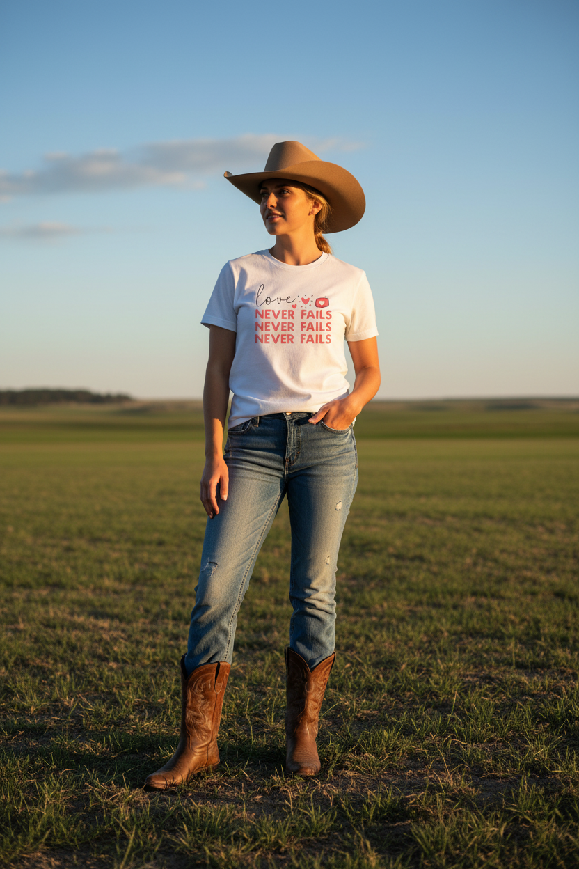 Love Never Fails Cowgirl Lifestyle