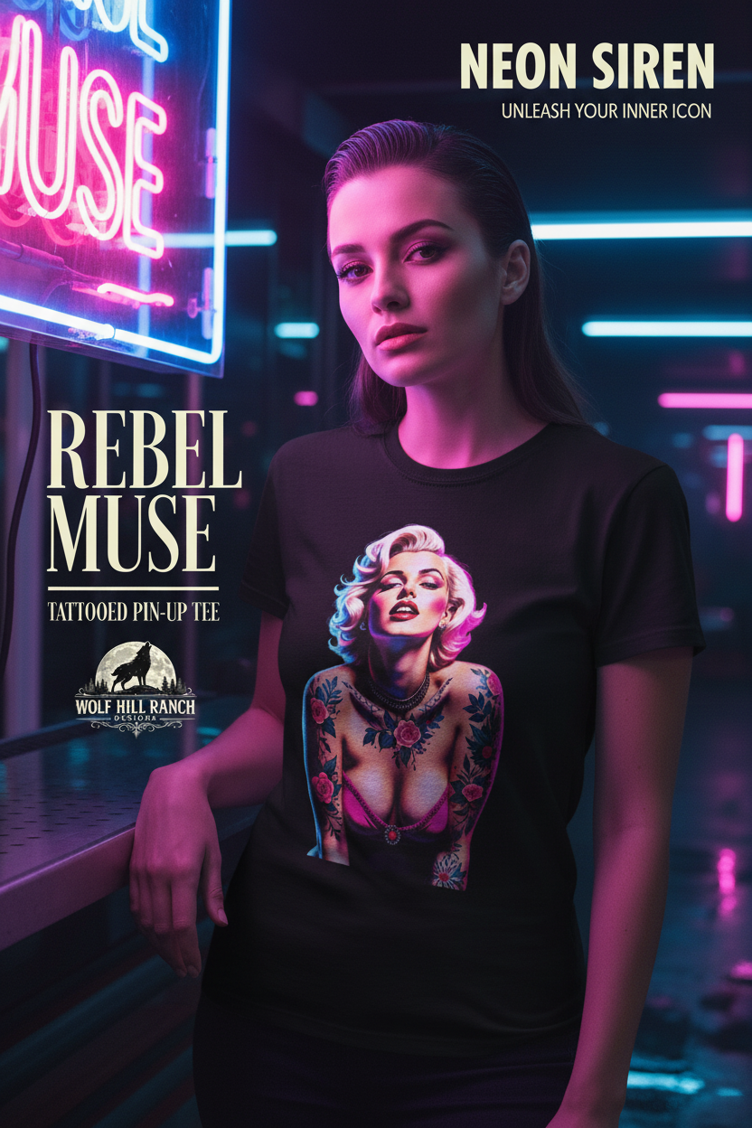 Magazine Ad - Tattooed Pin-Up Tee