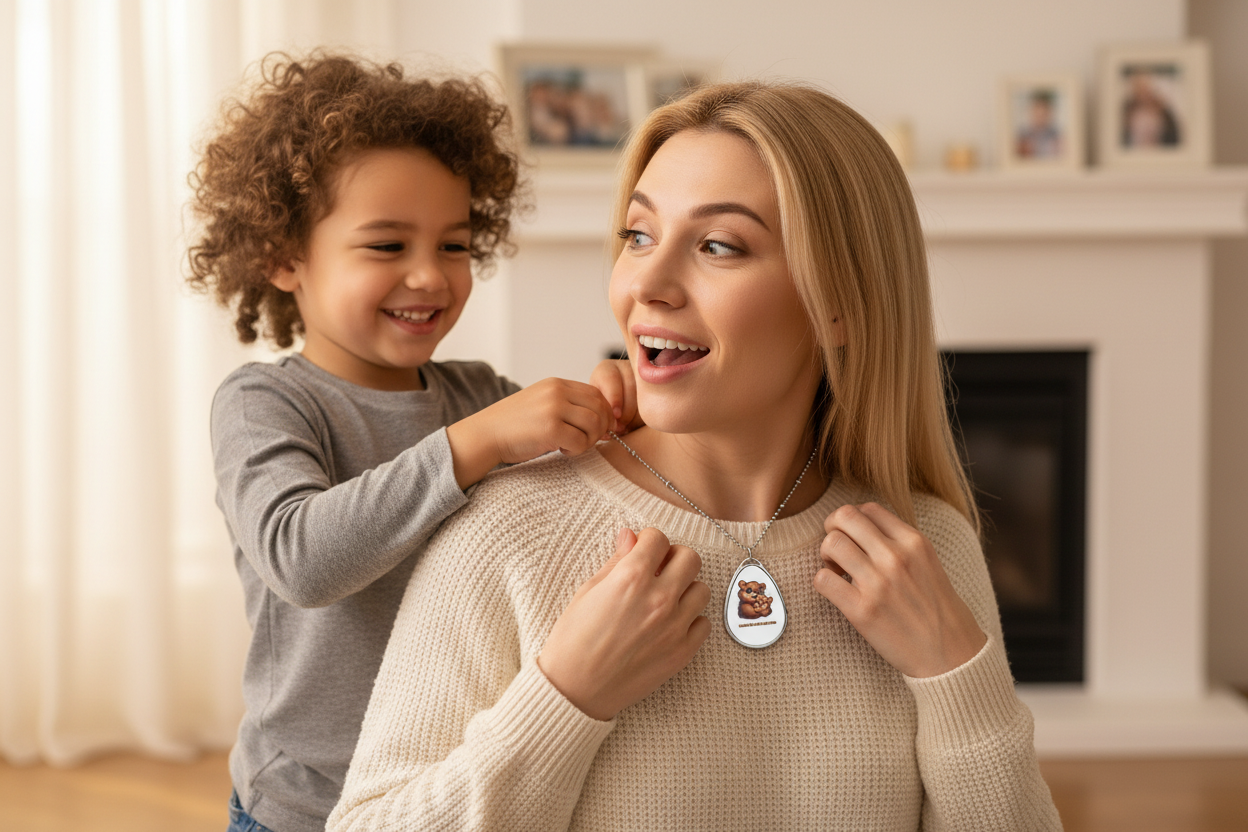 Mama Bear Necklace — Gift Moment