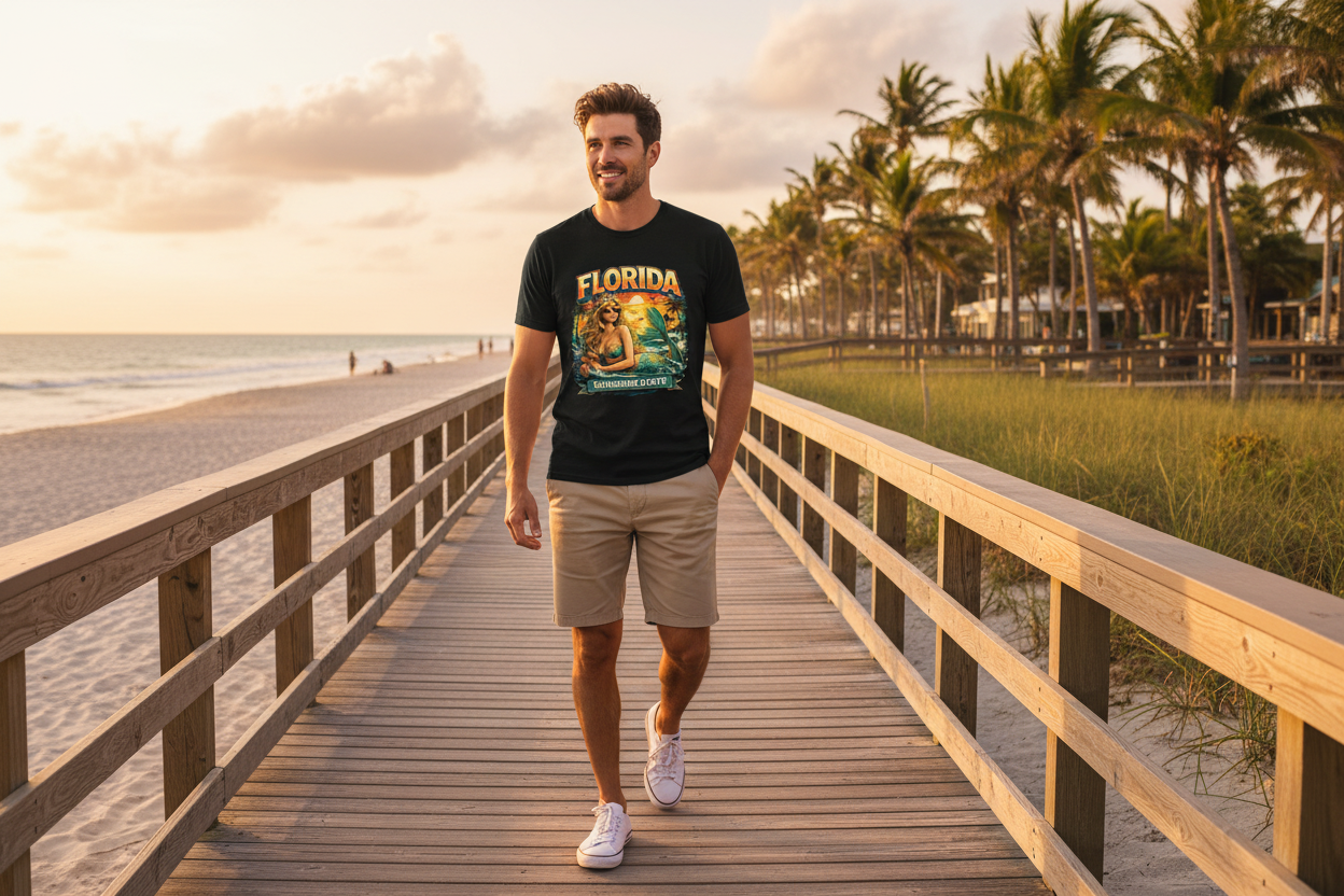 Man in Black Tee