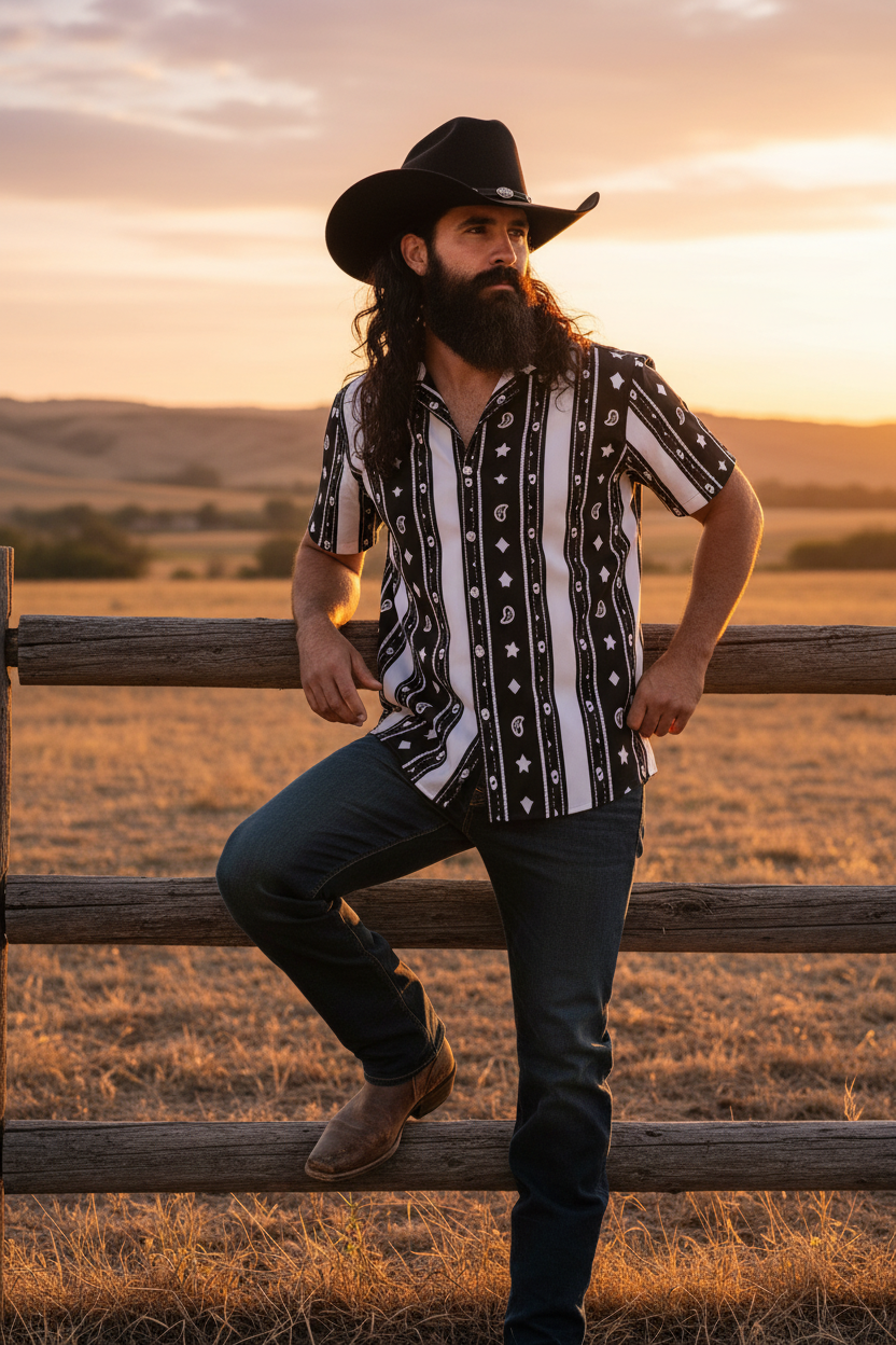 Maverick Mockup 2 - Fence at Golden Hour