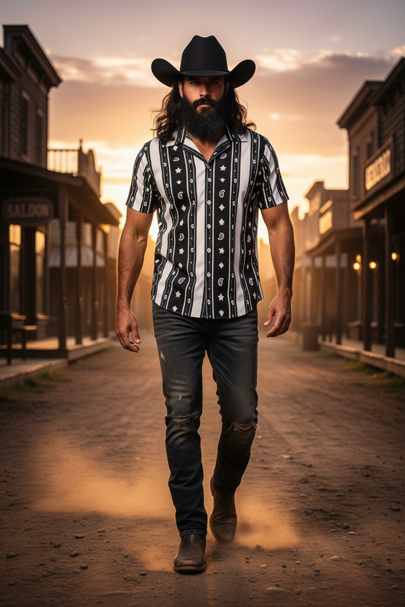 Maverick Mockup - Western Town Walk