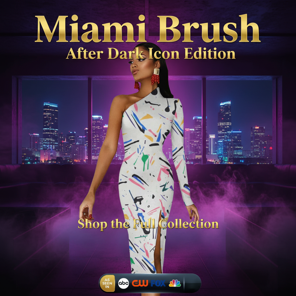 Miami Brush – After Dark VIP Sales Ad with Badge