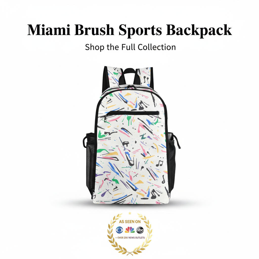 Miami Brush Sports Backpack – Sales Ad with Award