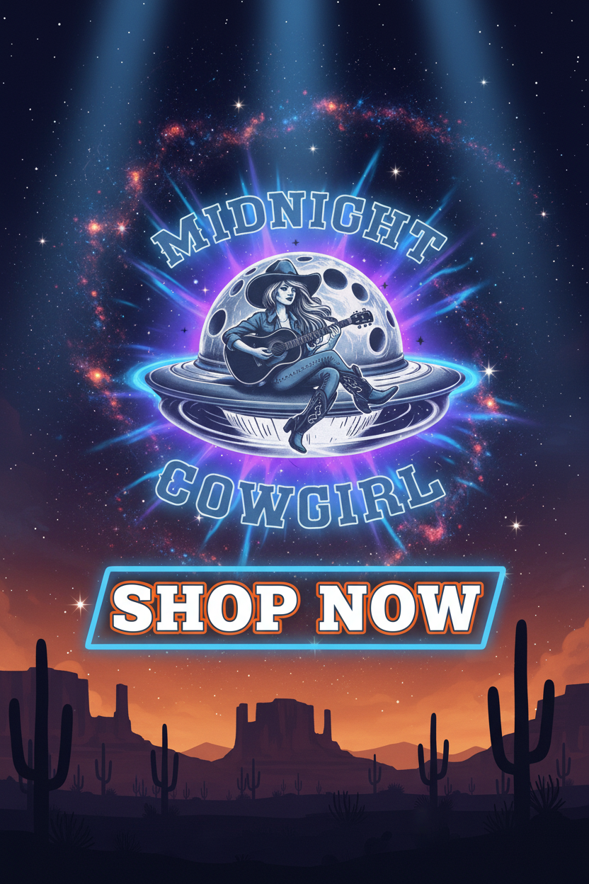 Midnight Cowgirl - Shop Now Poster