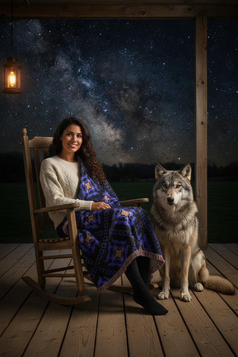 Midnight Medallion – Porch Wolf