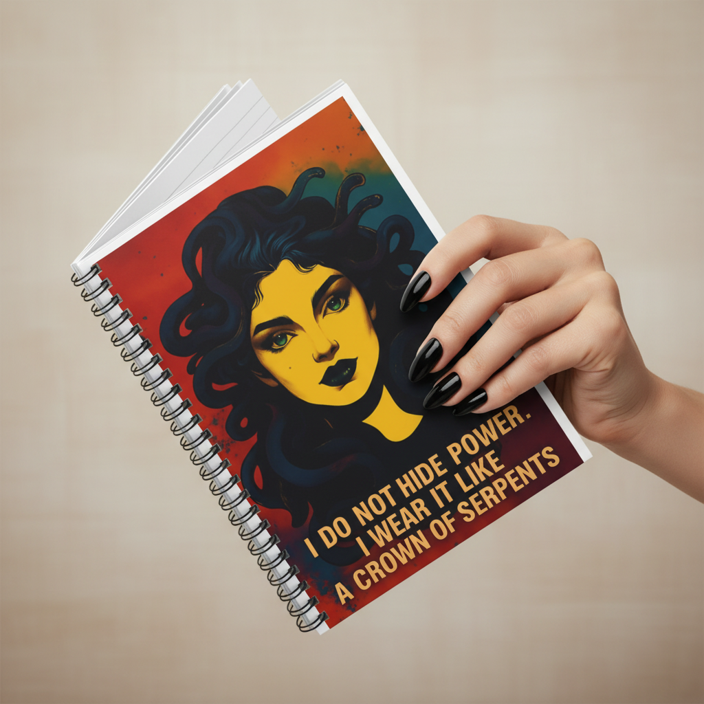 Mockup 2 - Artistic angle with black nails
