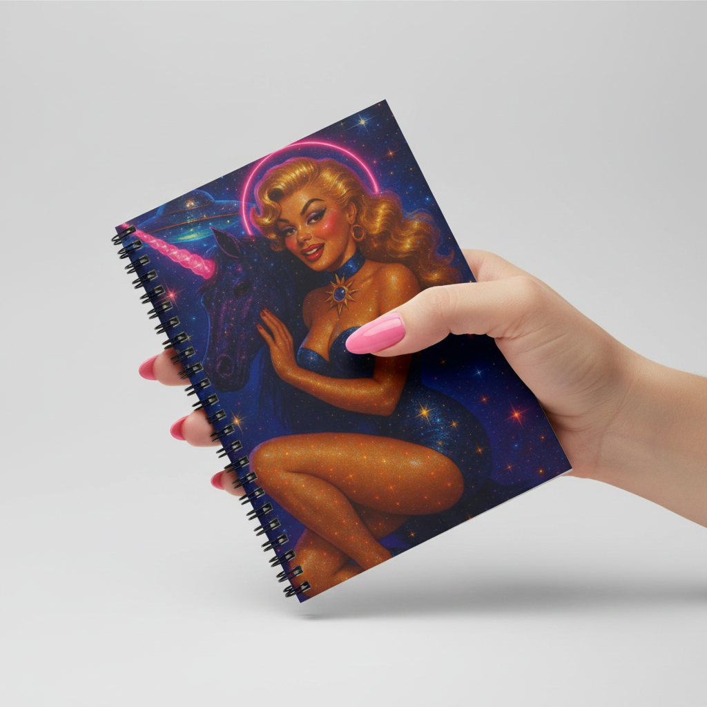 Mockup 2 - Artistic angle with pink nails