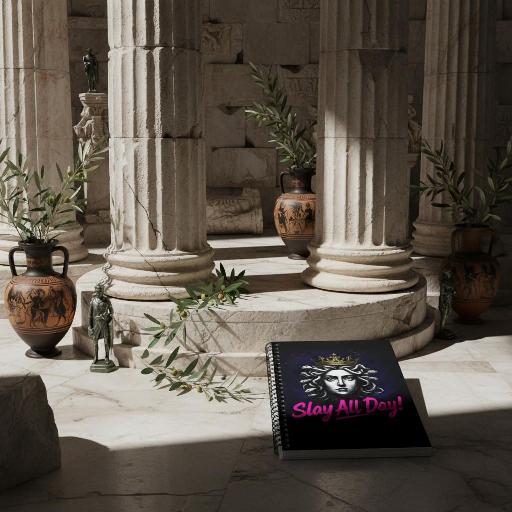 Mockup 2 - Greek temple with pillars