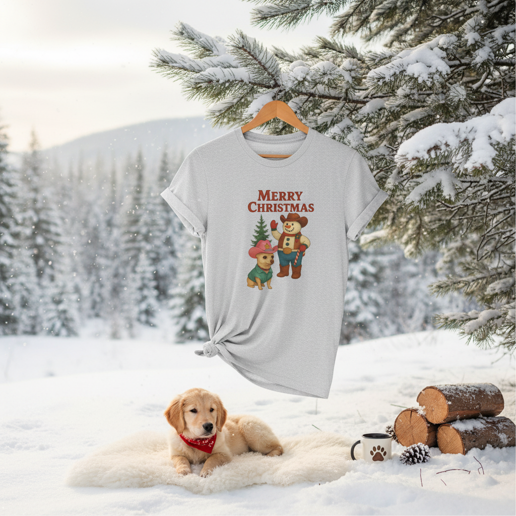 Mockup 2 - Snowy outdoor winter landscape