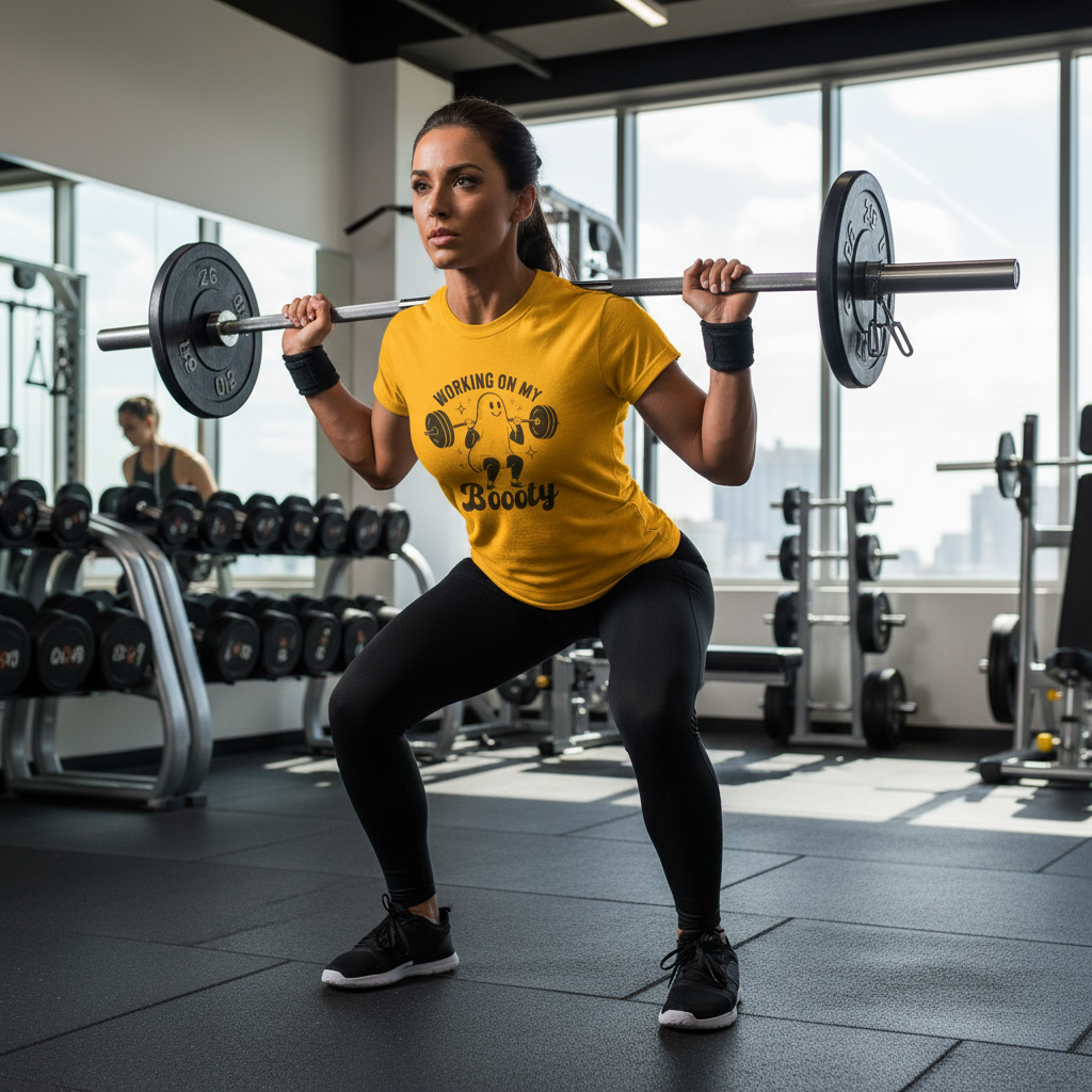 Mockup 3 - Athletic woman doing leg exercises