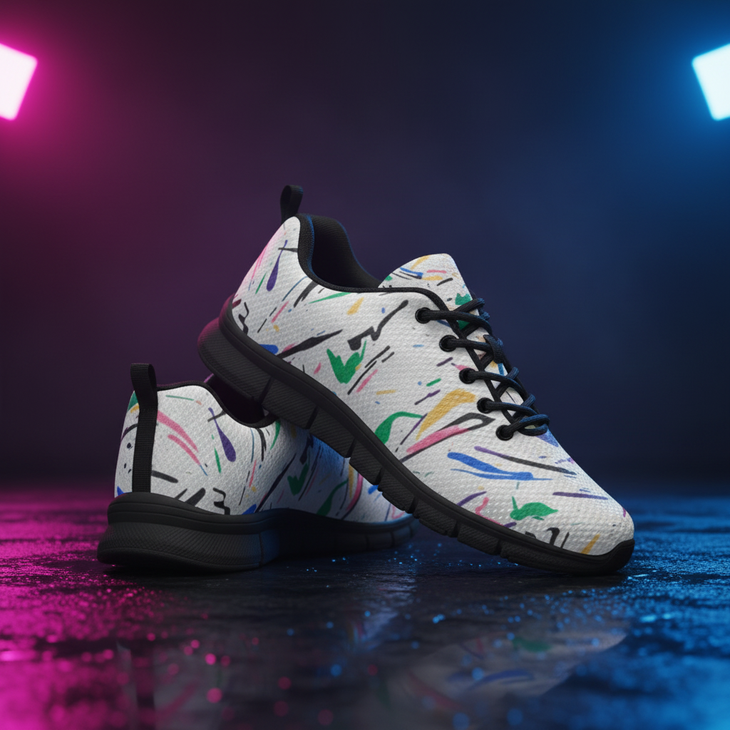 Mockup 4 – Neon Spotlight