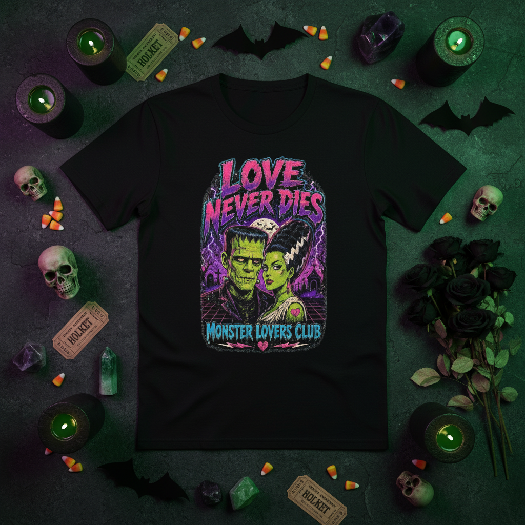 Monster Lovers Club - Gothic Flat Lay