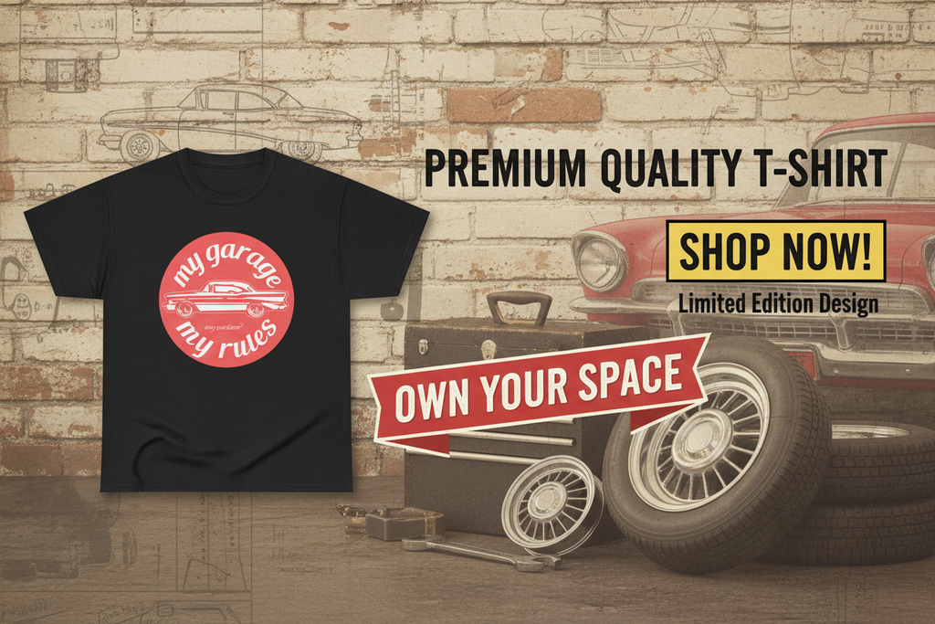 My Garage My Rules sales banner