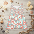 Nautical Anchor Dress Styled Flat Lay