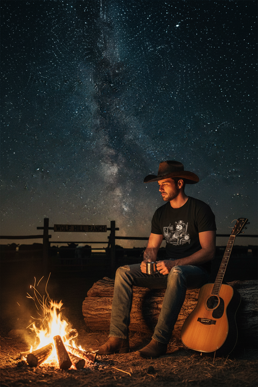 Night Shift Campfire Wolf Hill Ranch