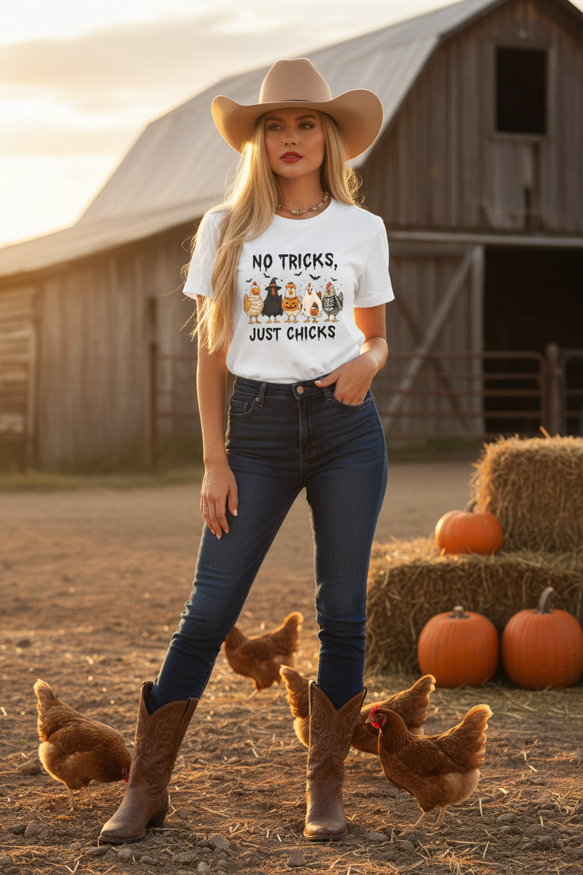 No Tricks Just Chicks - Cowgirl Ranch