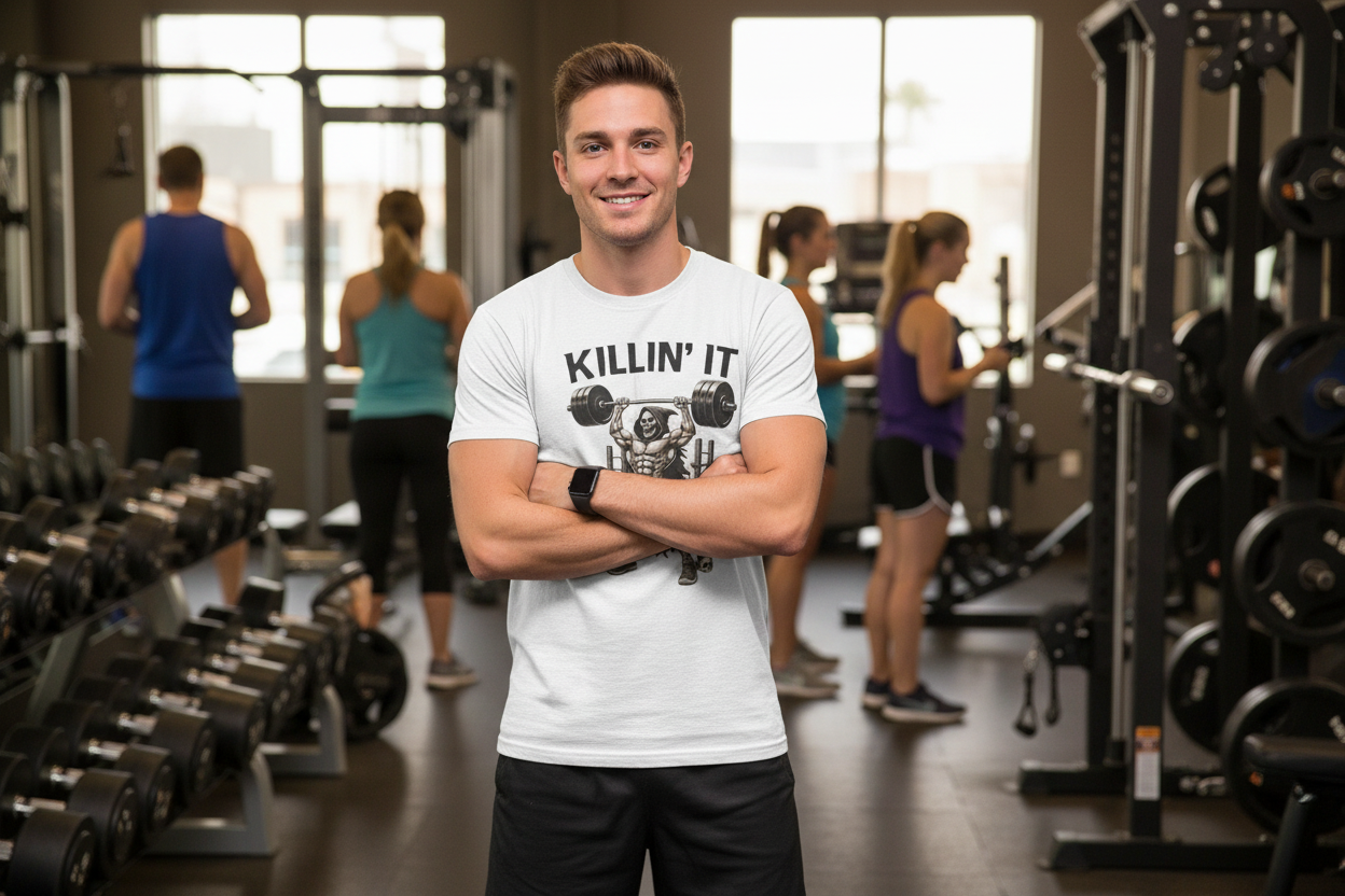 Normal Guy in Gym
